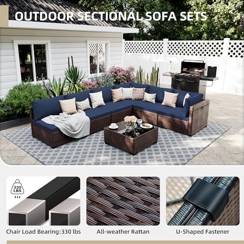 9-Piece Wicker Patio Furniture Set - Image 3