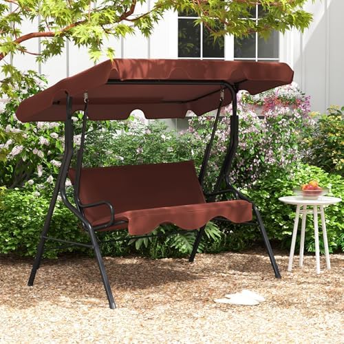 Tangkula 3 Person Porch Swing - Image 2