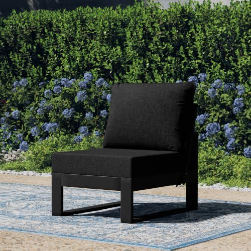 Rockaway Outdoor HDPE Sectional Armless Chair by Costaelm