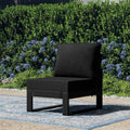 Rockaway Outdoor HDPE Sectional Armless Chair by Costaelm