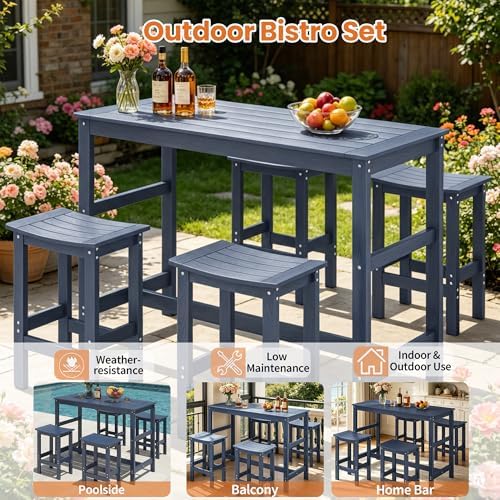 Outdoor Patio Bar Set - Image 6