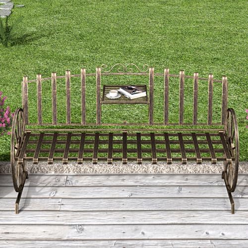 Outdoor Bench Patio Outdoor Garden Bench - Image 4