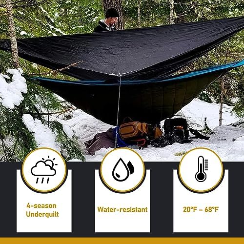 AYAMAYA Single & Double Hammock Underquilt, 4 Season Camping Hammock Quilt - Image 6