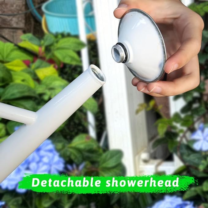 Metal Watering Can for Outdoor and Indoor Plants, Watering Can Decor, 1 Gallon (Aries)