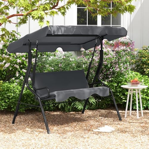 Tangkula 3 Person Porch Swing - Image 2