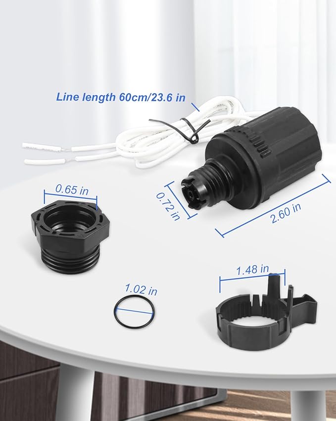 2Pack Solenoid Repair Kit Fit for HydroRain Rain Bird Sprinkler System PEB PGA EFB-CP BPE BPES and GB Valves Replacement Solenoid 236239 Efficient Water Control