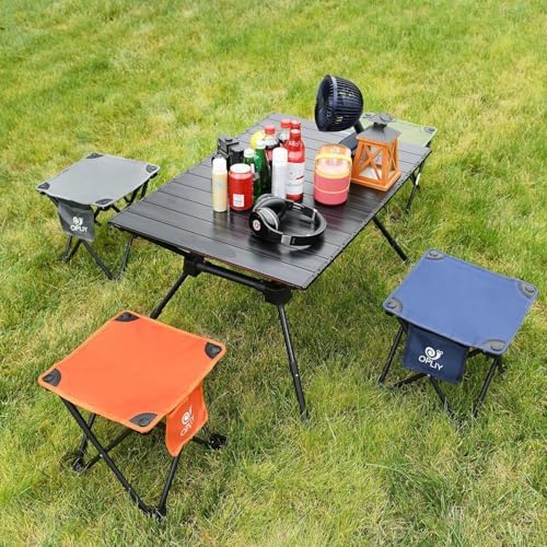 Opliy Camping Stool 2 Pack, Portable Folding Stool - Image 2