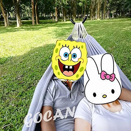 Hammock 2 Person Outdoor bedsize 220 x 150cm（Gray） - Image 4