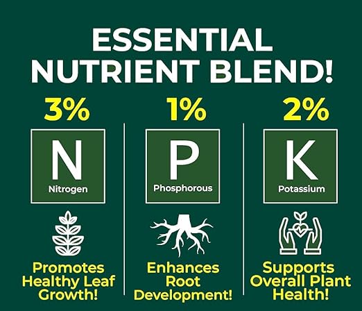 Premium Liquid Thai Constellation Plant Fertilizer - 3-1-2 Concentrate for Indoor Plants and Flowers by Gardenera | Organic Plant Food for Monstera Plants - 8oz
