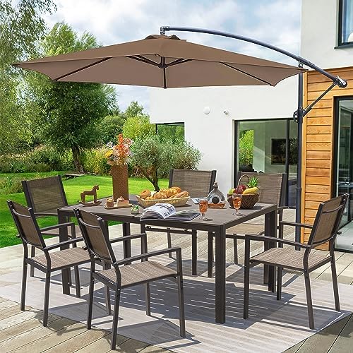 Greesum 7 Piece Outdoor Dining Set Patio Furniture - Image 3