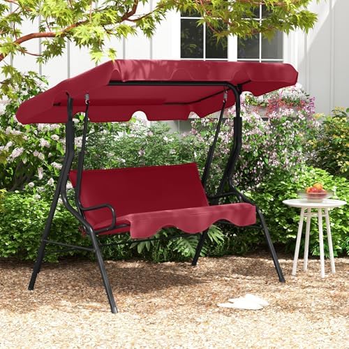 Tangkula 3 Person Porch Swing - Image 2