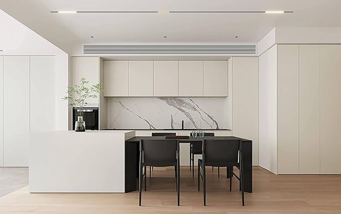 Dimoon 118''x23.6'' Cream Skin Peel and Stick Wallpaper Contact Paper Modern Self Adhesive Wall Paper Removable Renter Friendly Textured Solid Color Cabinet Vinyl Roll (118''x23.6'',Cream Skin)