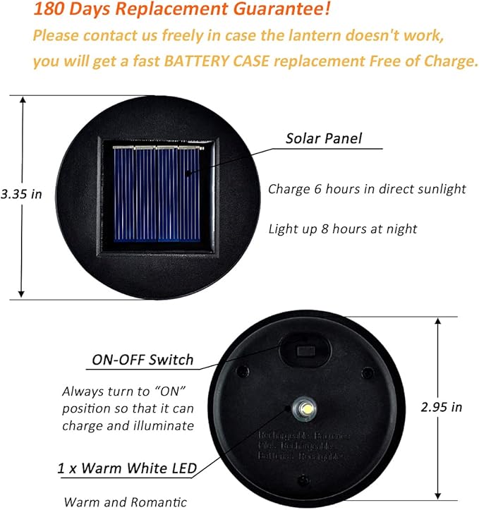 Bohemian Garden Solar Lanterns, Set of 2 Moroccan Outdoor Waterproof Landscape Solar Lights for Backyard Pathway Patio Tree Table Decor (Turquoise)