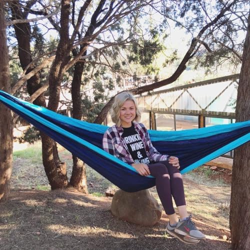 AnorTrek Camping Hammock, Super Lightweight Portable Parachute Hammock - Image 7