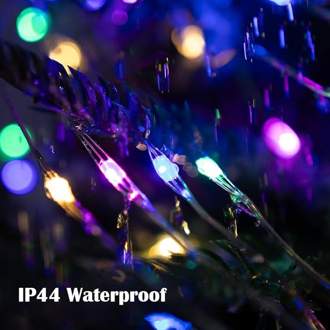 Fairy Lights Plug in,400FT 1200 LEDs Waterproof Led String Lights,Twinkle Light with 8 Modes Remote for Outdoor Indoor Christmas Wedding Birthday Garden Party Decorations,Multicolor