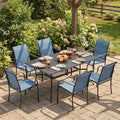 VICLLAX Patio Dining Set for 6, 7-piece Outdoor Dining Set by HOME