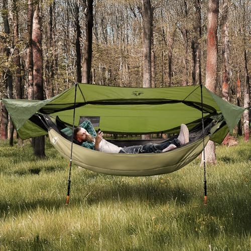 Night Cat Camping Hammock Tent: Lightweight Portable 4 in 1 Hammock - Image 2