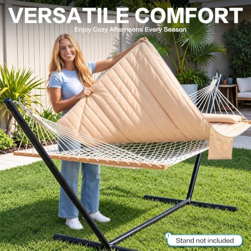 GAFETE 12FT 2 Person Handwoven Rope Hammock - Image 4