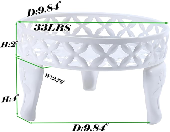 2 Pack White Plant Stand, Metal Plant Stands Outdoor Indoor, Anti-Rust Planter Stands Plant Shelf, Flower Pot Stands for Multiple Plants,Display Shelves Potted Plant Holders for Garden Patio