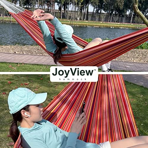JoyView Brazilian Double Hammock, 2 Person Hammock - Image 5