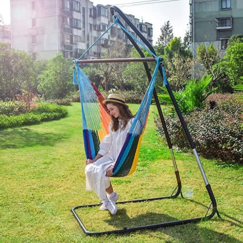 Hammock Chair Stand Only, Adjustable Height 79-93 Inch, 330 Lb Capacity - Image 2