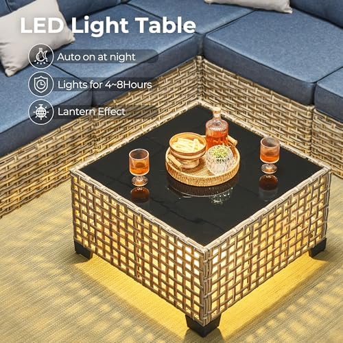 HOOOWOOO Outdoor Sectional Patio Furniture Set - Image 3