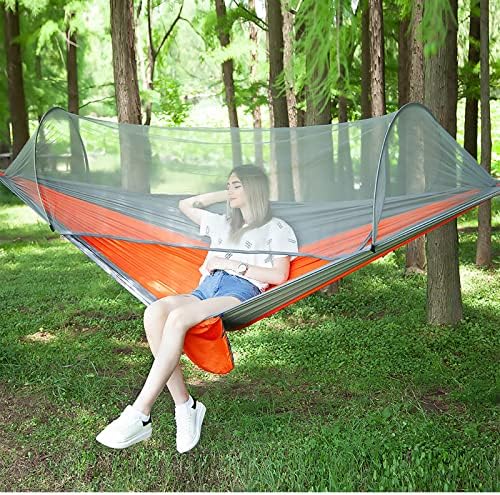 LFL Camping Hammock with Mosquito Net Outdoor Hammock with Bug Net - Image 2
