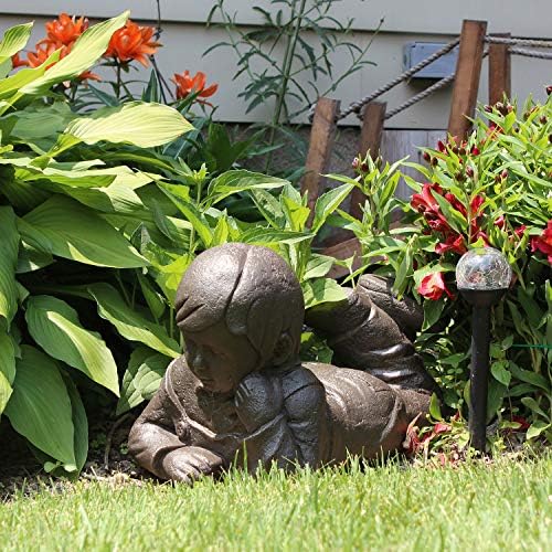 Emsco Group 92246 Day Dreaming Boy Statue – Natural Appearance – Made of Resin - Image 2