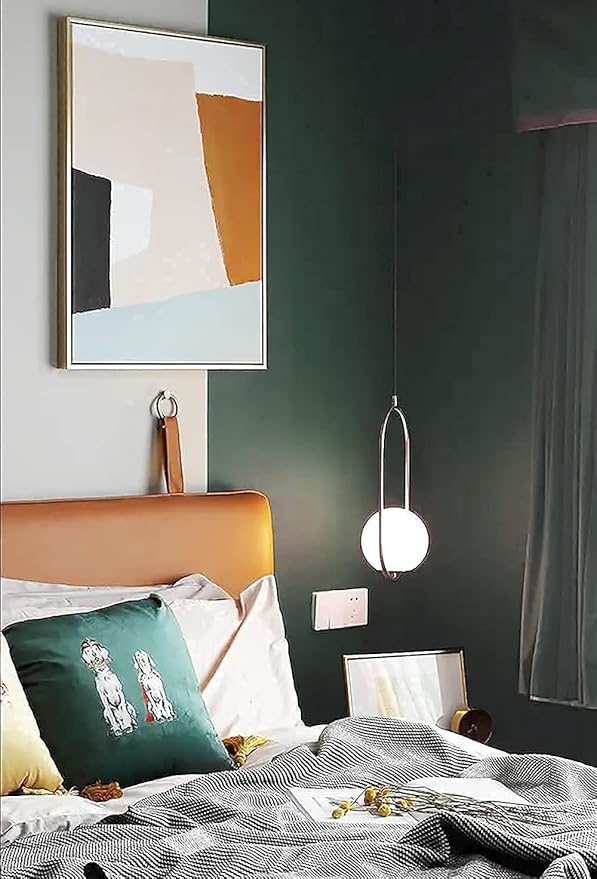 Dimoon 118''x23.6'' Green Peel and Stick Wallpaper Contact Paper Modern Self Adhesive Wall Paper Removable Renter Friendly Textured Solid Color Shelf Cabinet Vinyl Roll (118''x23.6'',Dark Green)