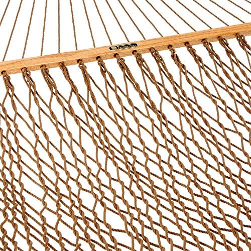 Original Pawleys Island Deluxe Antique Brown DuraCord Rope Hammock – 13 ft. x - Image 3