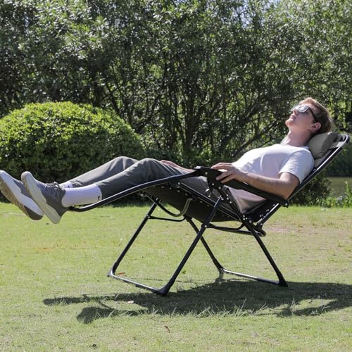 Oversized Zero Gravity Chairs Set of 1, 400-lb Capacity Recliner - Image 2