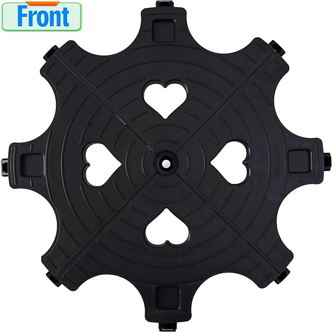 20 Inch Plant Caddy with Wheels 700lbs Heavy Duty Outdoor,Indoor Rolling Plant Stand with 3inch Casters Black Heart Shaped Plant Dolly Large Potted Planter Cart for Big Flowerpots Plants Pots