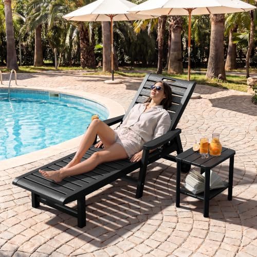 Outdoor Chaise Lounge Chairs Set - Image 2