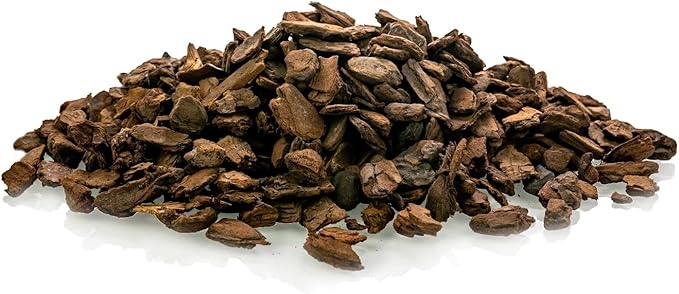 New Zealand Pinus Radiata Bark - 20 Quart - Organic Hand Mixed New Zealand Orchiata Pine Bark for Orchids - Medium Chips 9-12mm - (4 Bags of 5 Quart)