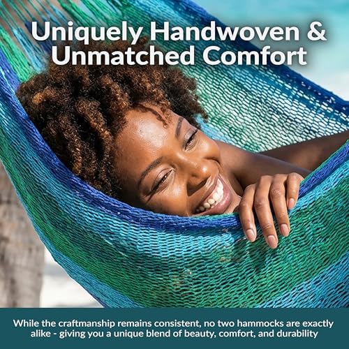 Sunnydaze Mayan XXL Double Heavy-Duty Hammock - Image 2