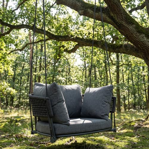 Swing Chair Outdoor, Single Hanging Porch Swing, Ceiling Hanging Chair - Image 5
