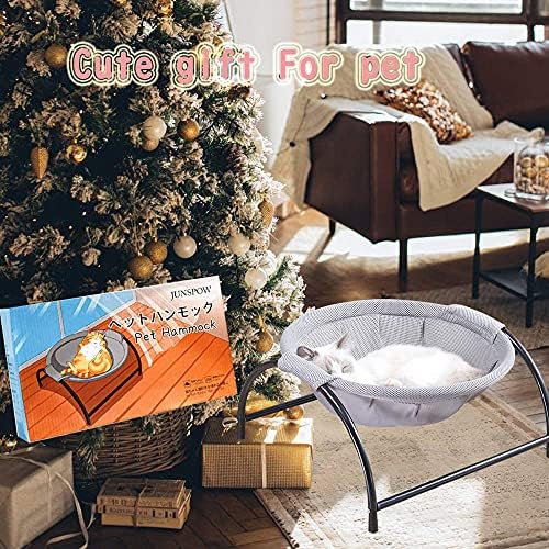 Cat Bed Sleeping Cat Hammock, 16.9in x 16.9in x 9.5in - Image 5