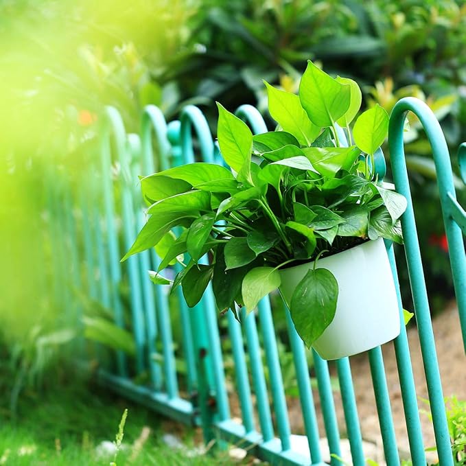 3 Packs 7.3" Plastic Self Watering Pots Wall Hanging Planters Wall Mounted Wicking Flower Pots for Indoor and Outdoor African Violet, Ocean Spider Plant, Orchid, White