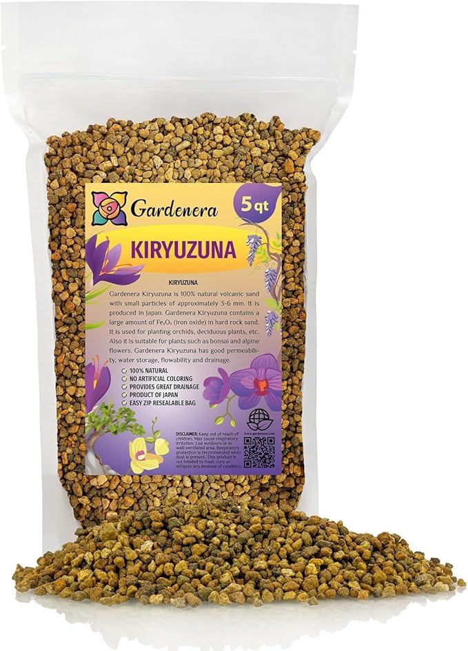 Premium Kiryuzuna - Time-Honored Bonsai Soil Fortification for Vigorous Growth - 5 Quarts