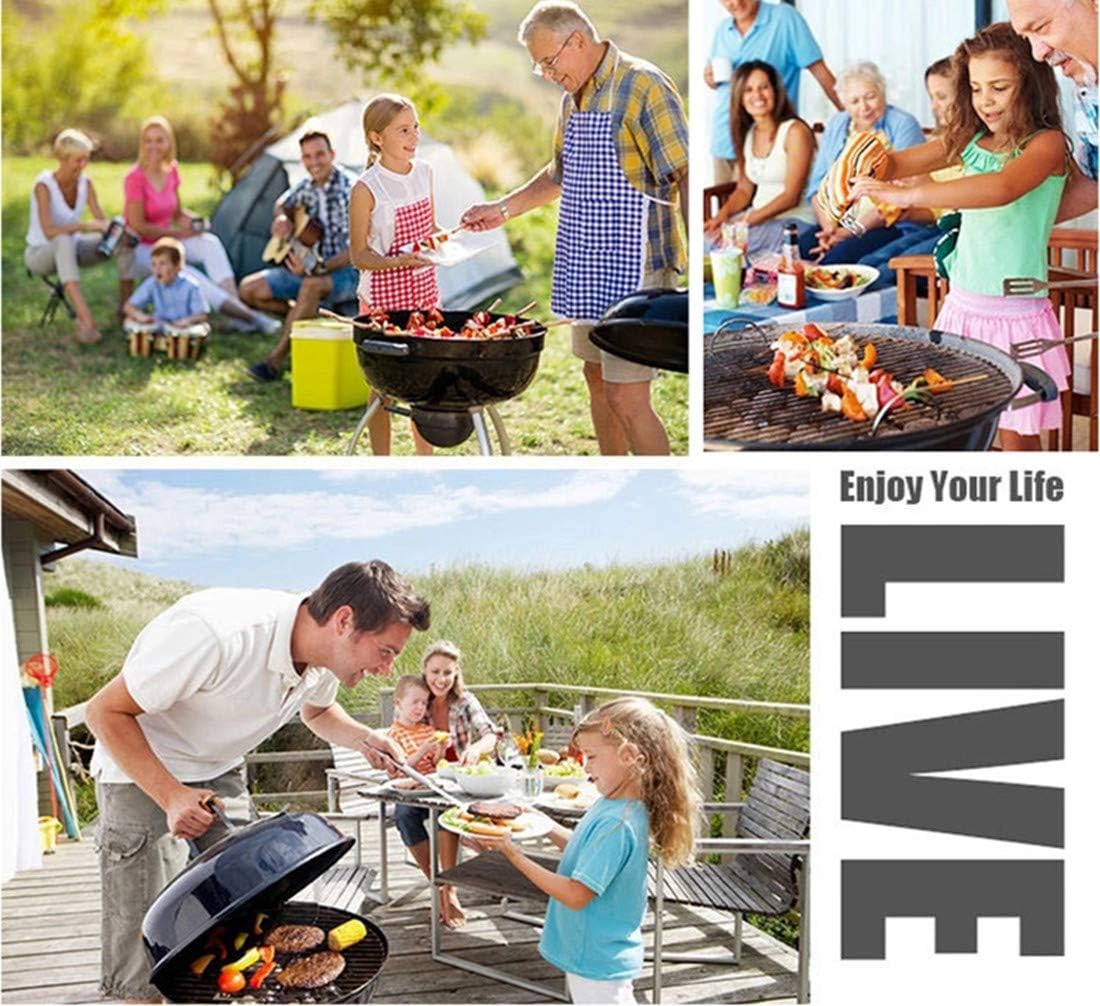 12PCS Kabob Skewers Flat Metal BBQ Barbecue Skewer 14" Long Stainless Steel Shish Kebob Sticks Wide Reusable Grilling Skewers Set for Meat Shrimp Chicken Vegetable, 12 Pack