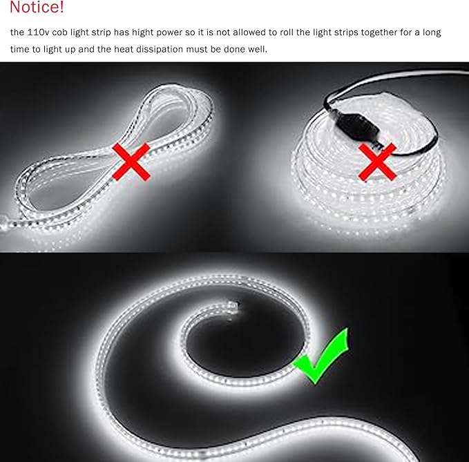 Outdoor LED Strip Lights Waterproof 6500K,98.4ft/30M IP65 High Density LED Tape Light,3600 LEDs/Reel Rope Lights for Home, Balcony, Roof, Backyard, Patio, Garden
