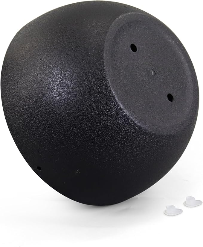 8 inch Small Hanging Planters Plant Pots for Indoor Outdoor Plants, 2 Pack Hanging Flower Pots with Drainage Holes and Chain for Garden Porch, Plastic Hanging Baskets for House Plants, Black