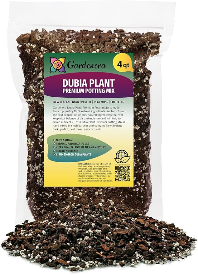 Monstera Dubia Potting Mix - Perfectly Formulated for Unique Plant Needs - 4 Quart
