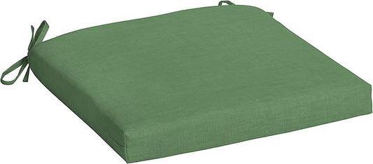 Arden Indoor/Outdoor Seat or Rocking Chair Cushion, 19 x 18, Water Repellent, Rain Proof, Fade Resistant Cushion for Rocking or Dining Chairs Bright Moss Green Leala