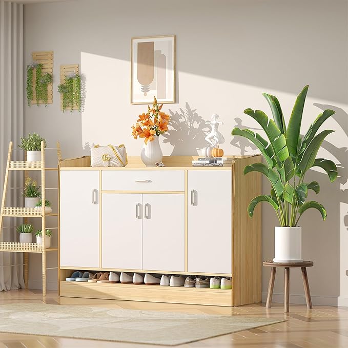 3-Pack Wood Plant Stands Indoor, Single Plant Stand for 6-12 Inch Pots, Mid-Century Modern Plant Stool, Tall Plant Stand for Large Plants for Living Room, Balcony, Office (Dark Brown)