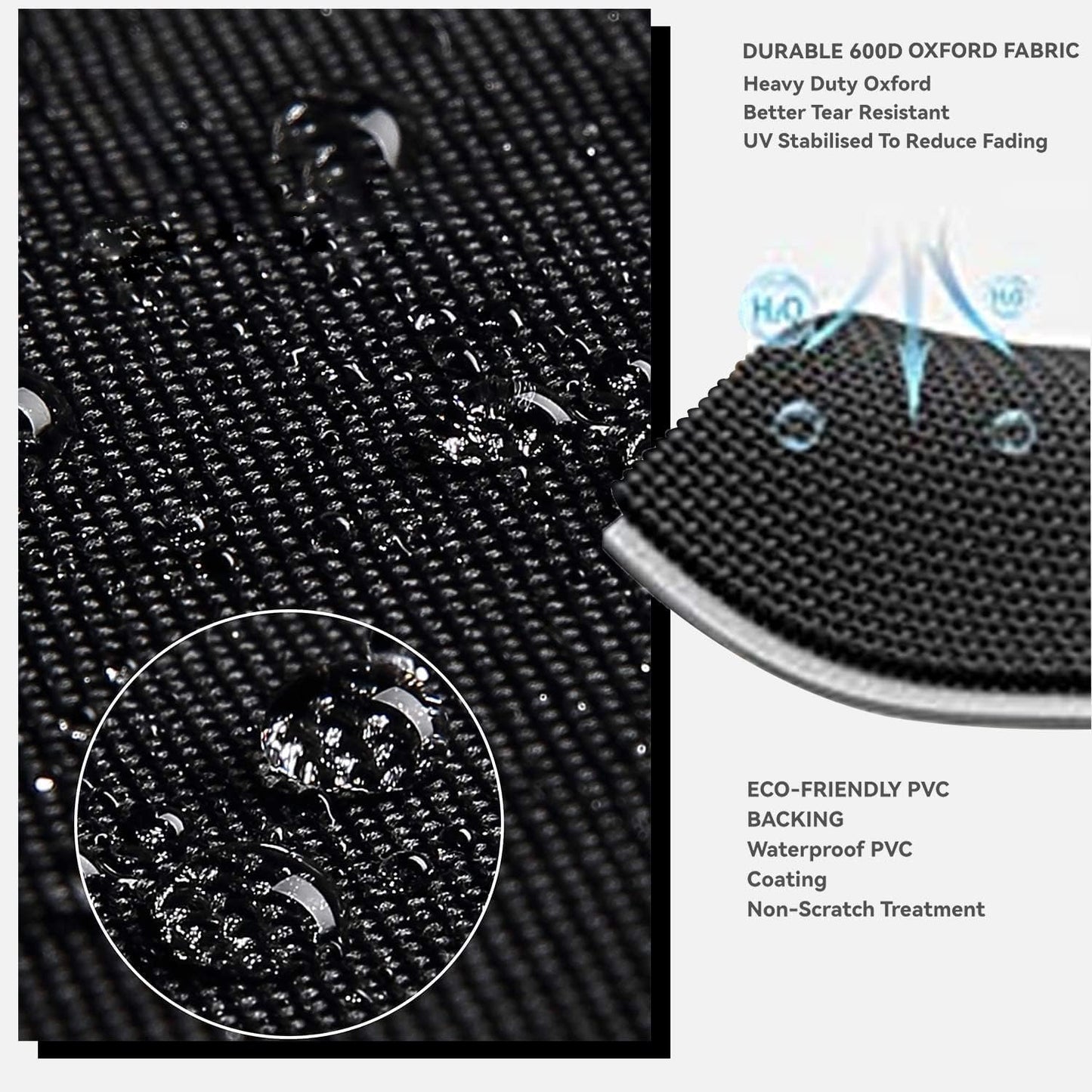 Outdoor Pizza Oven Table Cover for Nuuk Three-Shelf Heavy Duty Rolling Outdoor Pizza Oven Table and ooni Pizza Oven Stand Modular Table,600D Heavy Duty Waterproof Cover,Black