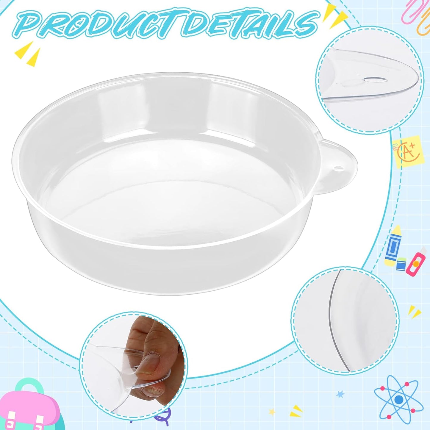 24 Pcs Stepping Stone Kit Includes Concrete Mold, Mosaic Tiles and Carving Tools, DIY Craft Handmade Stepping Stone Kit for Kids, Family, Garden Outdoor Decor, No Concrete Mix(Round,8.3 Inch)