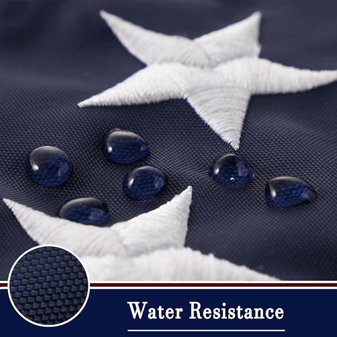 AZCOVER American Flag 2x3 FT US Flag for Outside Heavy Duty Nylon American Flags 24x36 Inch for Outdoor with Embroidered Stars Sewn Stipes and Brass Grommets