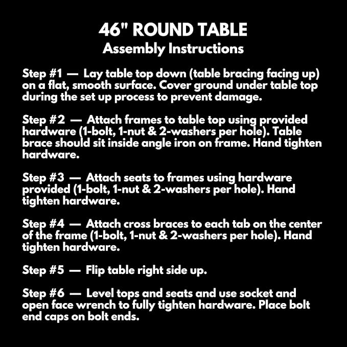 Heavy-Duty Portable Outdoor Picnic Table with Umbrella Hole, Expanded Metal Commercial-Grade Patio Dining Furniture Made in America (46" Round Top, Orange with Orange Frames)