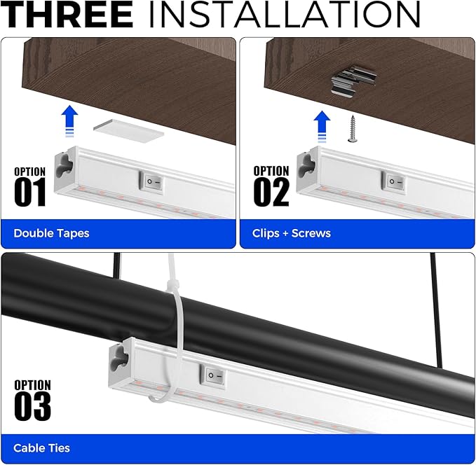 Barrina T5 Grow Lights, Full Spectrum, 2ft 80W (8 x 10W, 500W Equivalent), LED Grow Light Bulbs, Plant Lights for Indoor Plants, Greenhouse, Plug and Play, Pink, 8-Pack